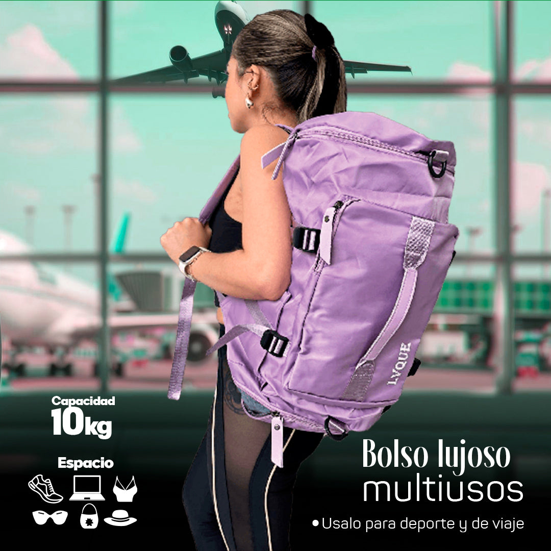 👜 Bolso Lujoso Multifuncional 💁‍♀️ ¡Para viaje, trabajo, GYM y universidad!